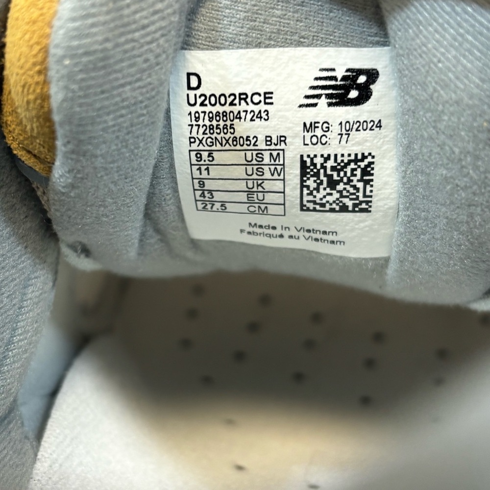 New Balance 2002R NB Great Plains Incense Grey Men U2002RCE-D Mens Size 9.5 - Picture 8 of 9